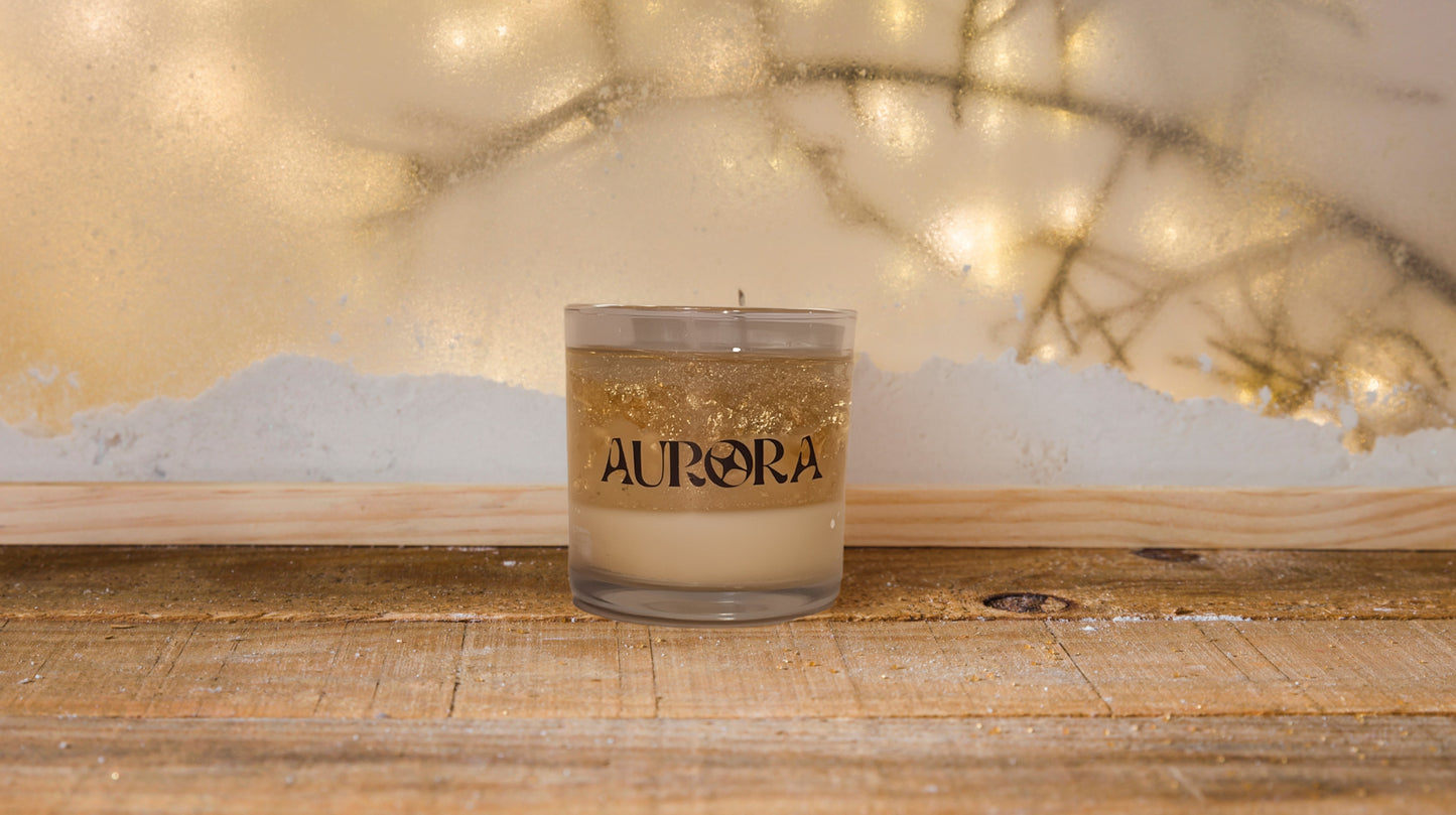 Vela Iluminada - 390g (Champagne)