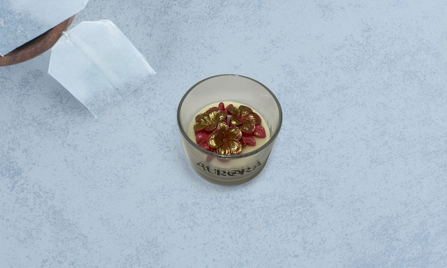 Vela Lótus - 90g (Cereja e Avelã)