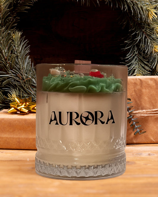 Vela Guirlanda - 630g (Cereja e Avelã)