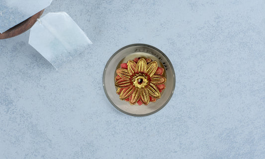 Vela Margarida - 90g (Cereja e Avelã)